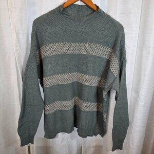Staccato Woman's Knit Sweater Roomy Fit Mock Neck Size Large